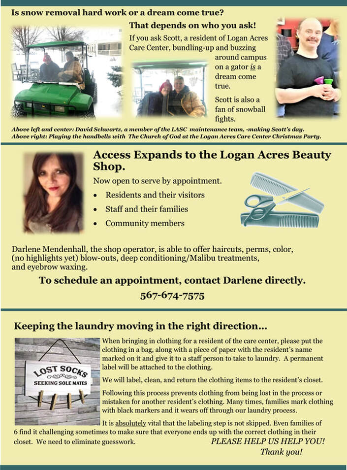 Logan Acres January Newsletter page 2
