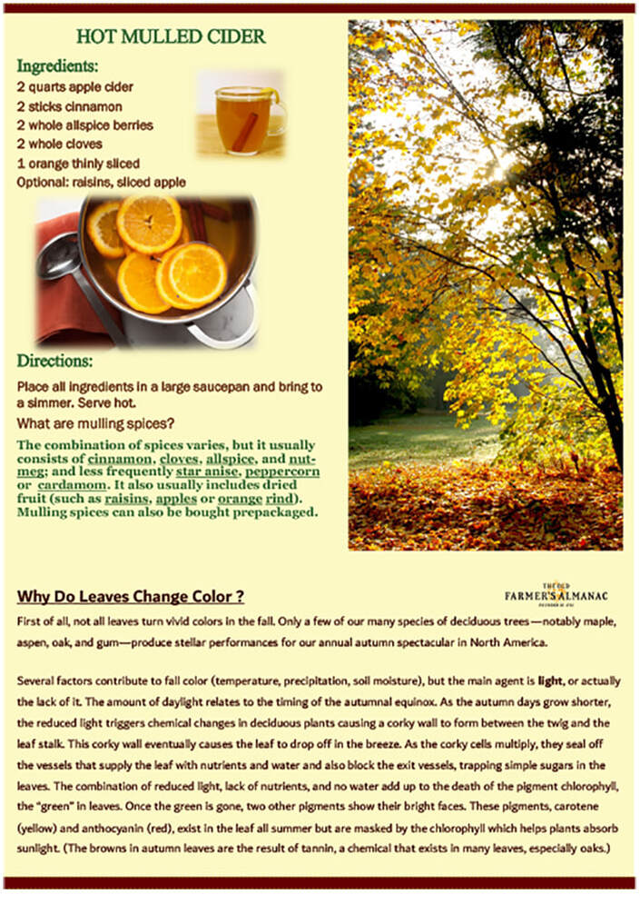 Logan Acres October Newsletter